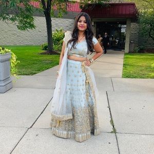 Stichhed ready to wear lahenga.